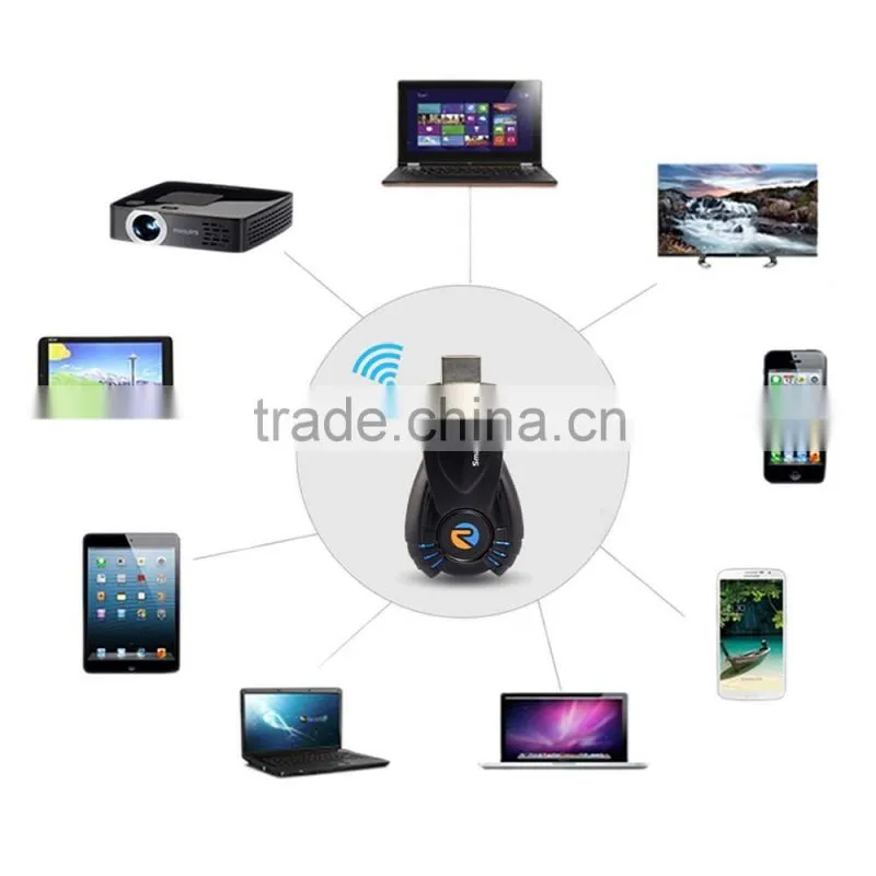 Newest 5G Smart Cast TV Stick Ezcast Miracast Dongle DLNA Airplay For IOS Andriod OS Windows 8.1