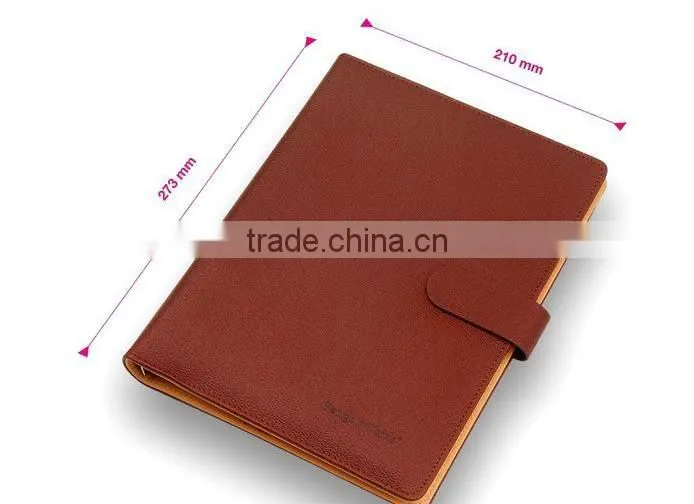 Hot Sale Leather A4 Loose Leaf Promotion Diary Notebook