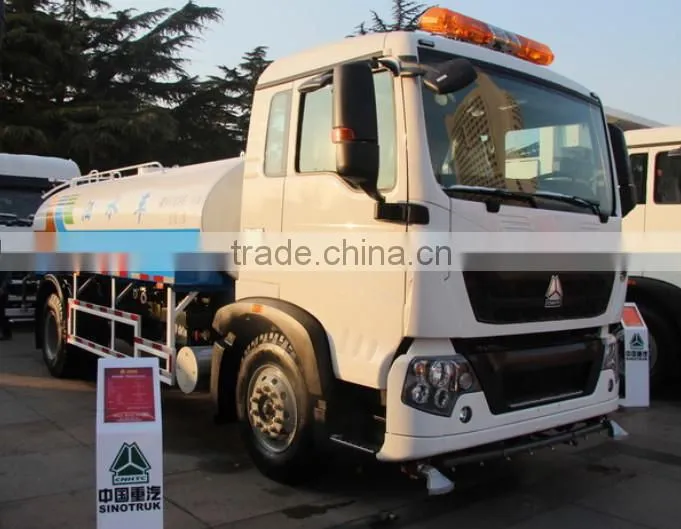 Factory delivery quality guarantee SINOTRUK HOWO water tank vehicle for sale