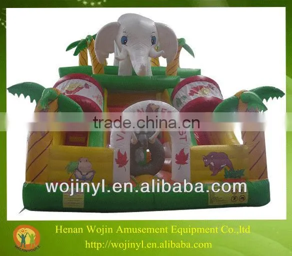 Inflatable combo castle for kids/inflatable games