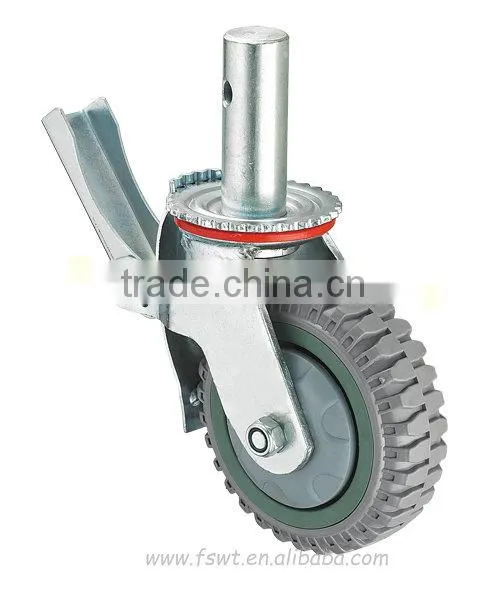 Industrial Caster Wheel For Polyurethane Flame Scaffold