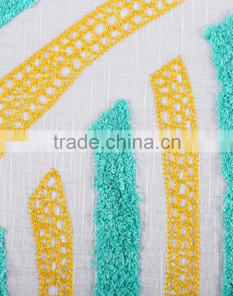 Wholesale Cotton Linen Towel Embroidered Cushion Cover Indian Manufacturer Bulk Order Cushion Covers
