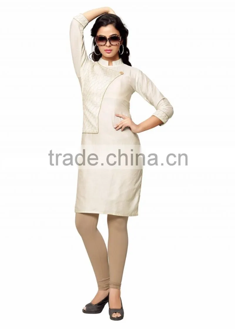 Stunning Black color with Embroidery design Vogue Designer Kurtis