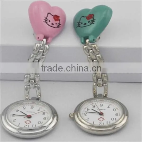 Hello Kitty colorful silicone nurse watch,nurse watches,medical watch