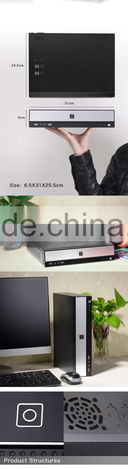 Slim PC chassis