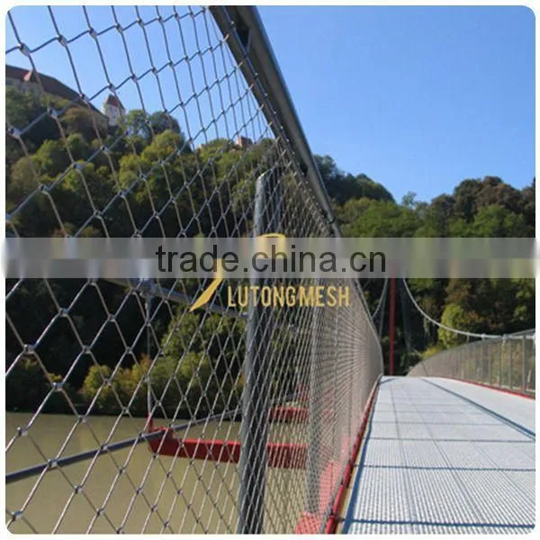 flexible metal mesh netting,flexible stainless steel cable mesh, cable mesh netting