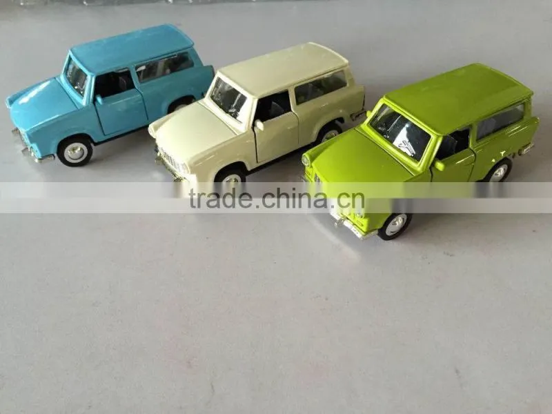 Pull back 1:32 die-cast model car, classic car die cast car, door can be opend