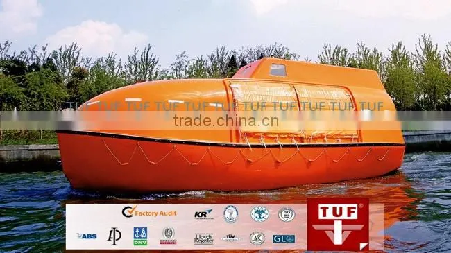 Partly enclosed lifeboat