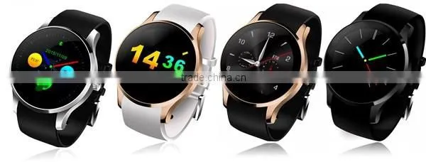 Bluetooth Round Metal Smartwatch K88S Android Smart Watch with Sim Card Heart Rate Monitor