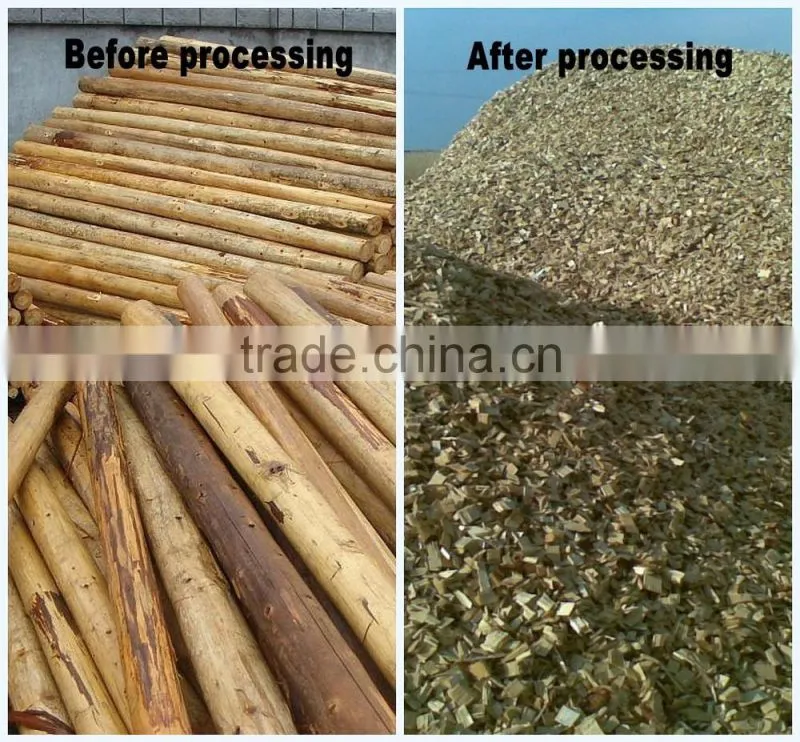 wood chipper / log splitter/2015 drum type wood chipper