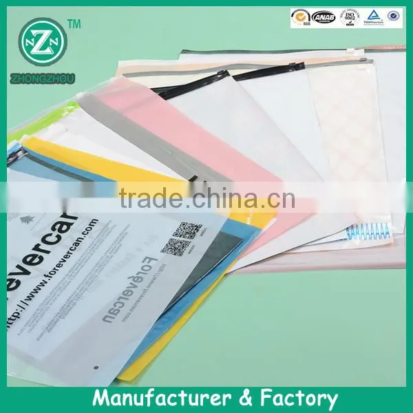 zipper bag with printing, transparent plastic zipper bag, poly bags with zippers