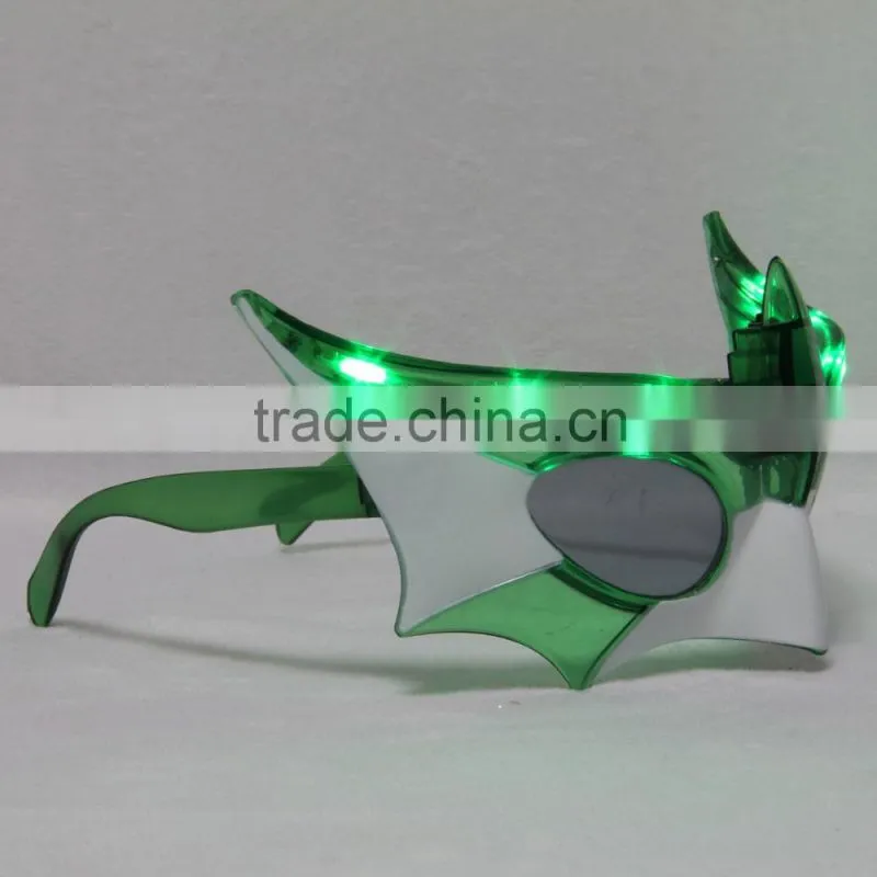 Nightclub bar Carnival Halloween Christmas party supplies, Light glasses LED glasses 6 lights batman glasses