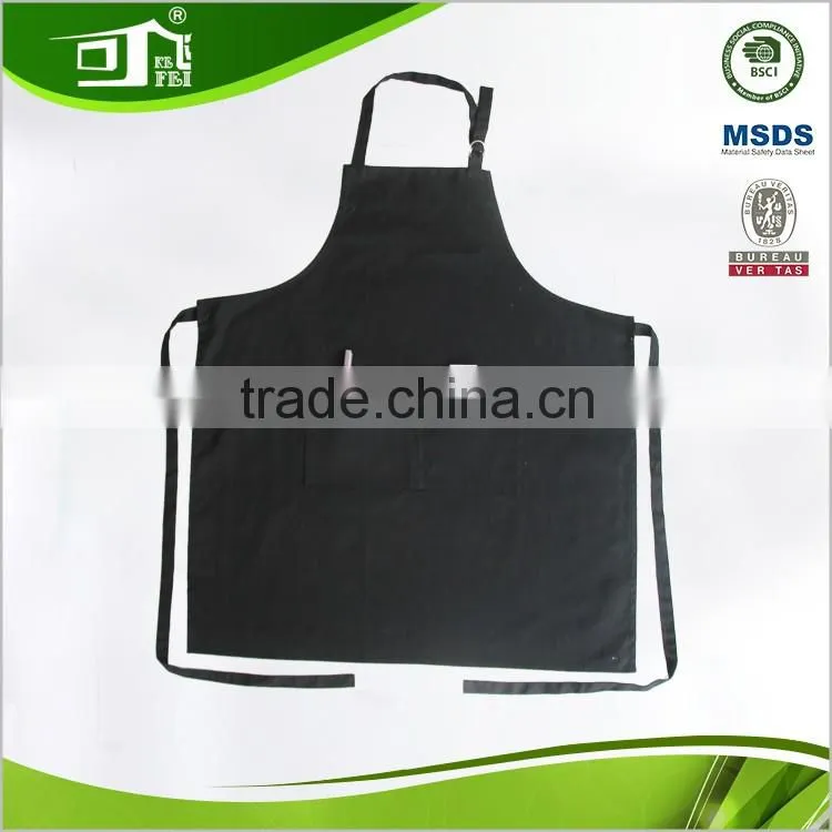 Trade Assurance Poly and Cotton Plain Black Aprons