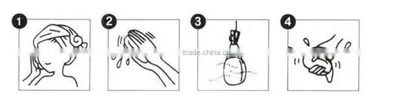 charcoal konjac sponge face cleaning and massaging konjac sponge