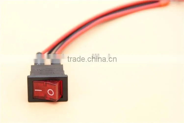 Switch Lead Wire Power Switch assemble with UL1007 Wire Harness