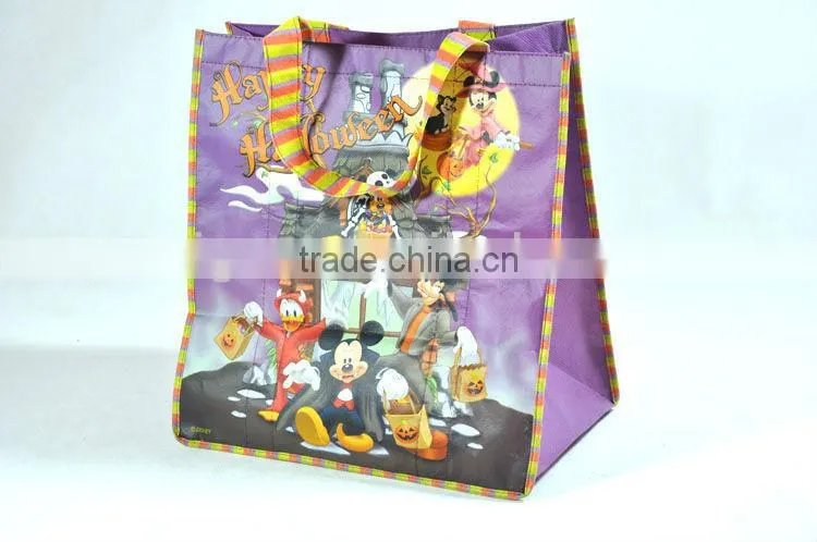 non woven/nowoven hot seal/heat seal drawstring bag