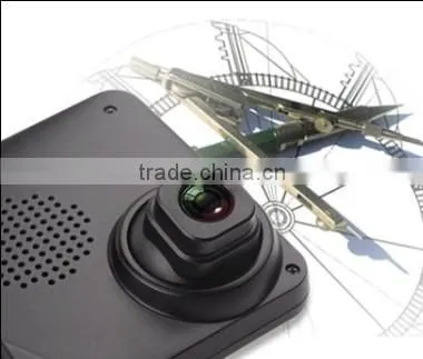 Navi car dvr Dual Camera parking rear view mirror car camera recorder 168