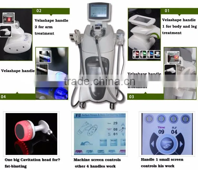 Portable cavitation machine tripolar vacuum cavitation slimming machine