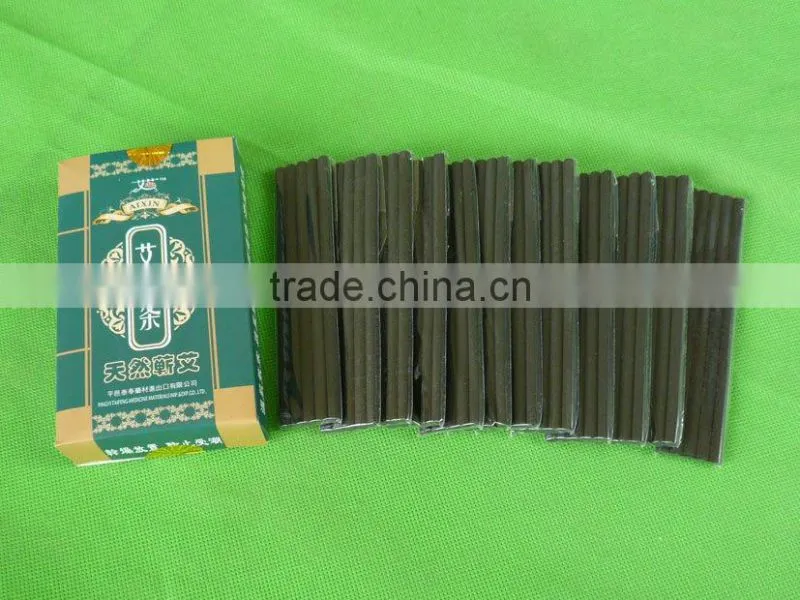 moxa sticks for moxibustion with smokeless and length 120mm and diameter 5mm