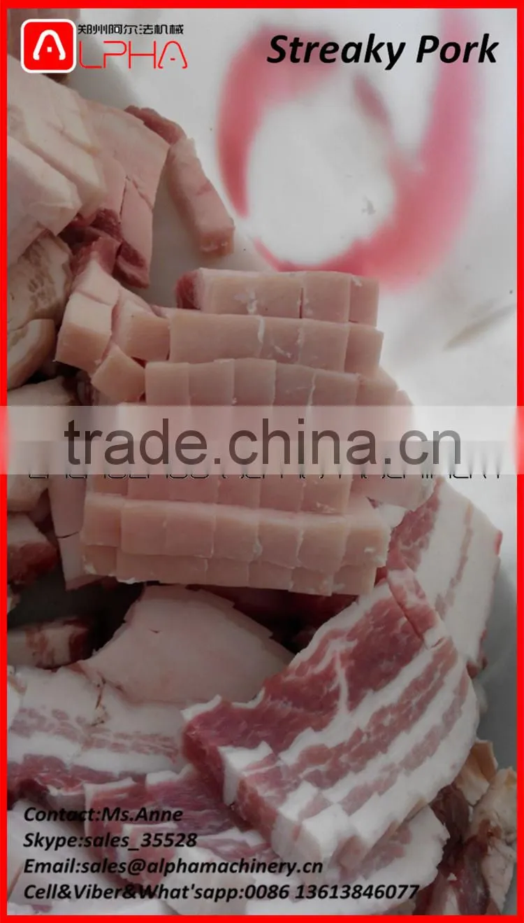 High quality meat cube cutting machine/meat cubing machine/meat dicing machine