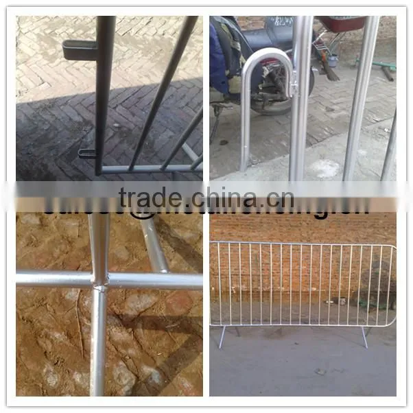 Stable metal frame welded and galvanized concert Crowd Control Barrier for sale