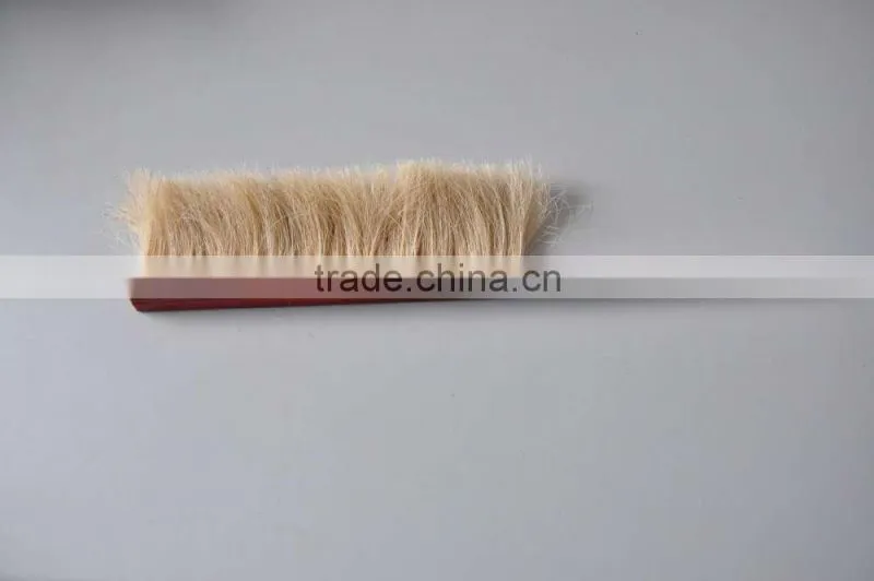wooden handle horse hair honey bee brush for beekeeping