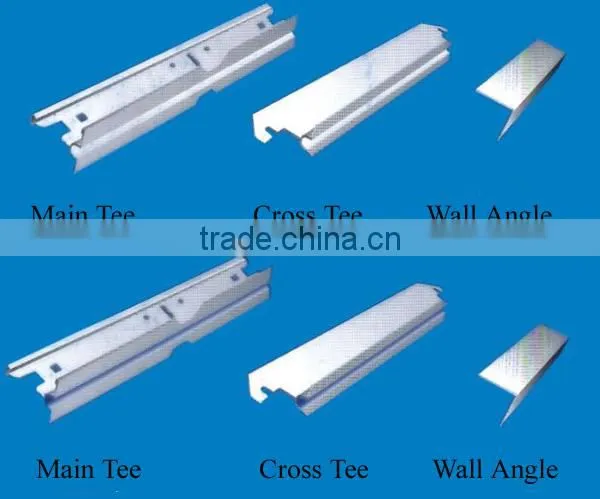 China Factory high quality suspended ceiling t bar decoration materials