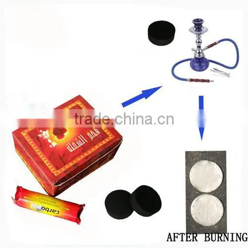 Natural wood hookah charcoal