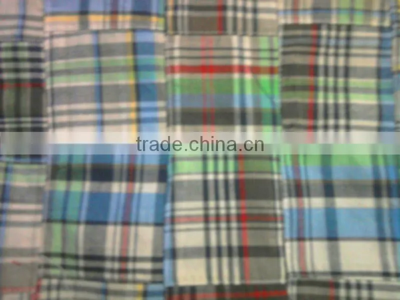 cotton checked fabric