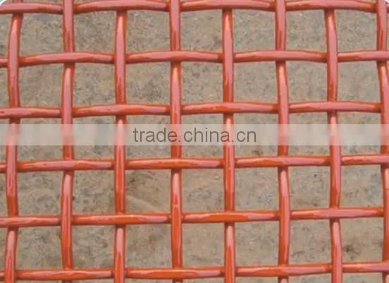 Galvanized stainless steel crimped wire mesh