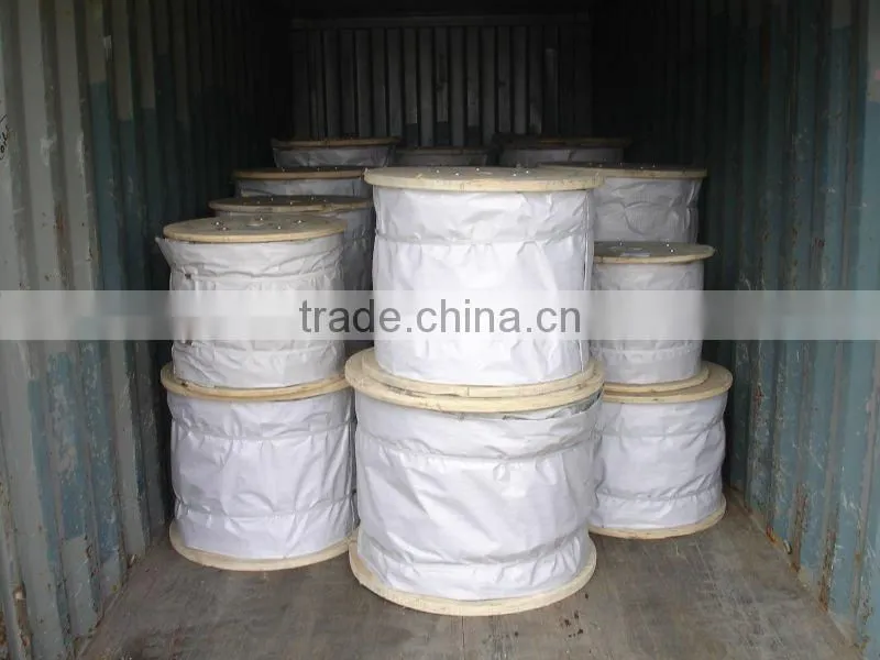 6*12+7fc 100yard steel wire rope