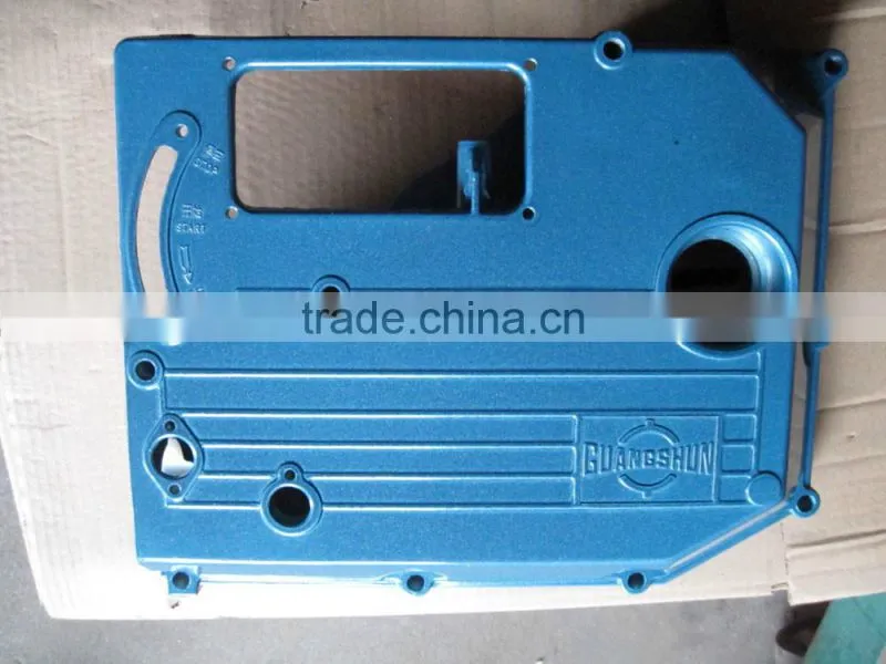 Single cylinder diesel engine part side cover for gearbox