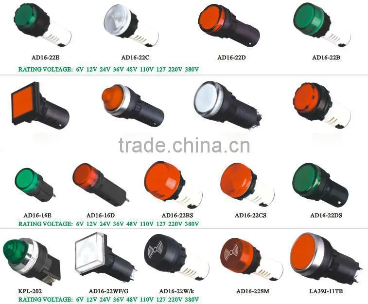 Daier AD16-22CS led signal lamp 220V