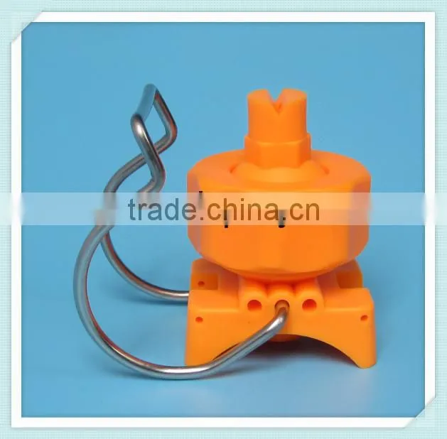 Adjustable ball water spray clip clamp nozzle