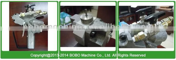 Spray foam roof insulation machine