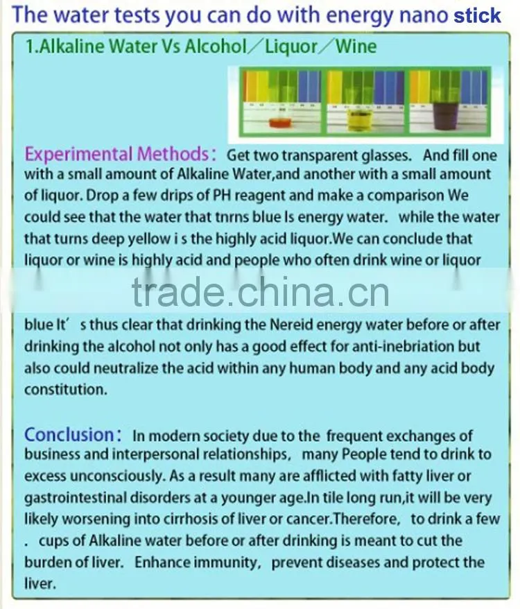 Mineral alkaline Ceramics water filter stick