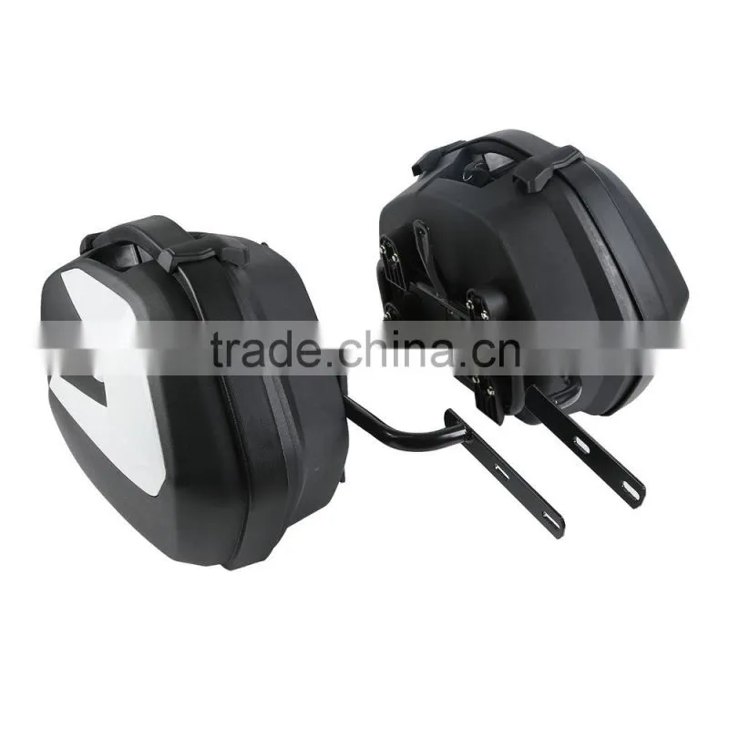 Saddle Bags Trunk Luggage w/ Lights Mount Bracke For KTM 125 200 DUKE 2012-2015
