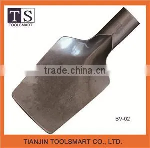 small garden steel spade shovel head