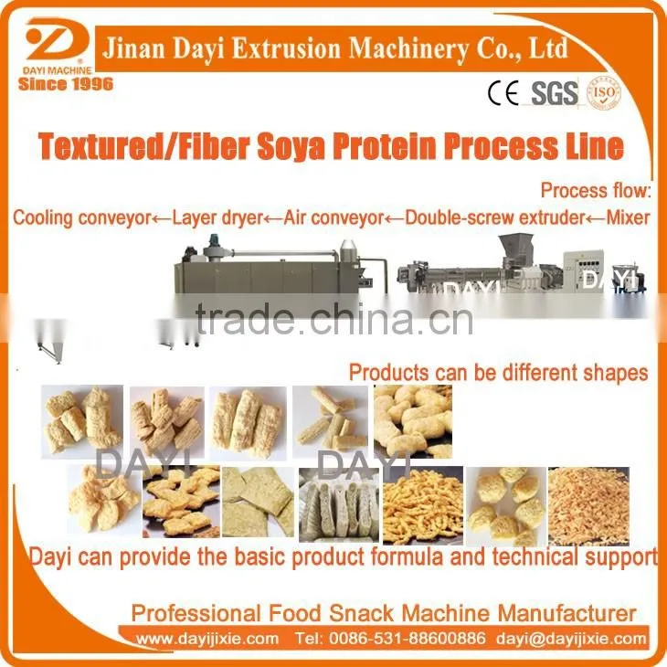 Textured soya protein machine/Fibre soya protein extruder/TVP FSP soybean protein machine in 400kg/h with CE