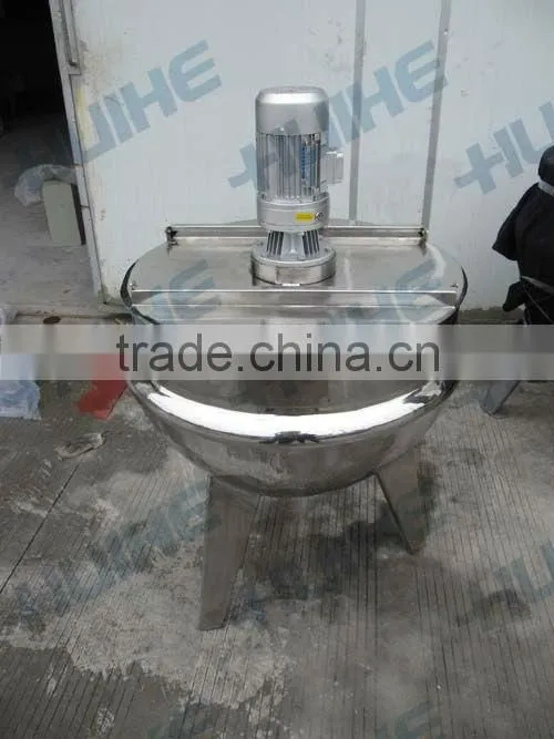 stainless steel double-layered pot industrial food processing machine