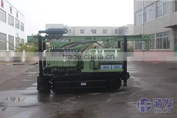 High power ! HF485Y crawler type practical water well drilling rig price