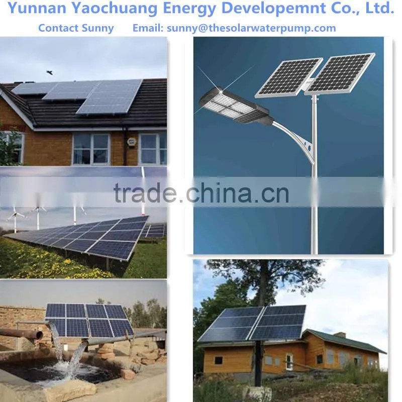 130W solar panel PV module apply to solar generator system