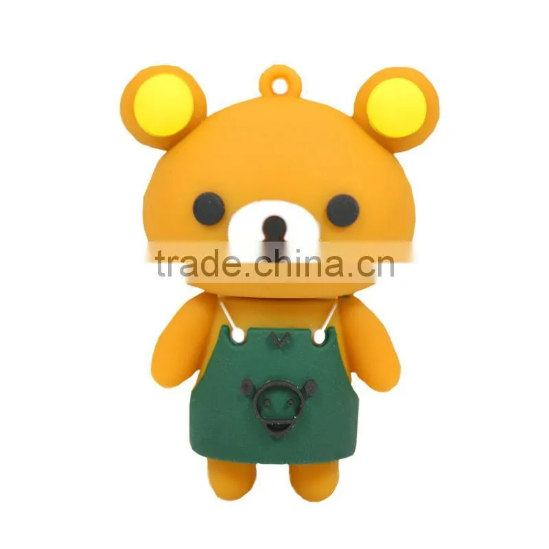 Custom creative usb flash drive with Dressing the bear design