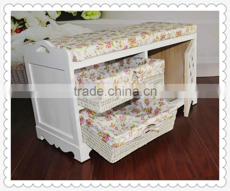 2015 antique new design unfinished wooden cabinet with drawer