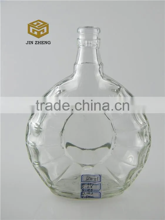 1000ml green color whisky glass bottle wholesale