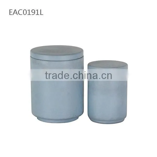 factory directly sale marble yellow kitchen canisters