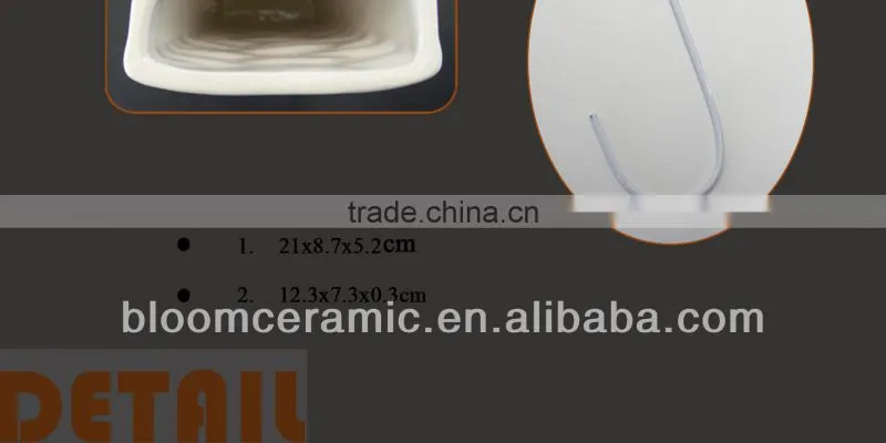 White fashion ceramic hot water container