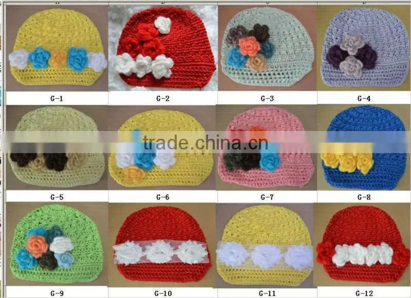 2013 Wholesale baby hat christmas elves newsboy caps with flower red hat christmas baby hat wholesale