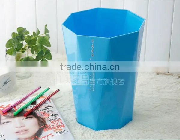 Bright colored polygon dustbin