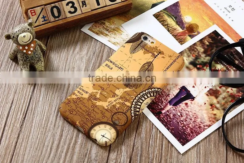 colorful country maps polish luminous PC phone case for iPhone 6/7